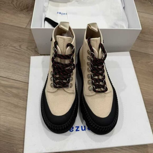 NIB Authentic Proenza Schouler Off-White Lug Sole Boots - Picture 2 of 10